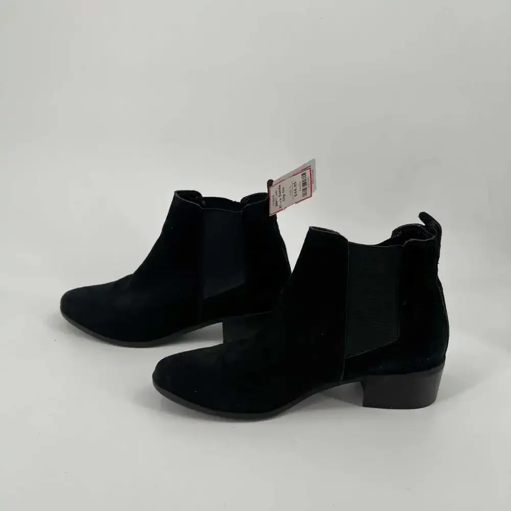 Steve Madden Black Suede Ankle Booties | Women’s Size 9